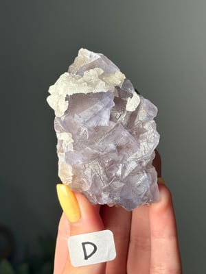 SMALL PURPLE CUBIC FLUORITES FROM -PAKISTAN- 