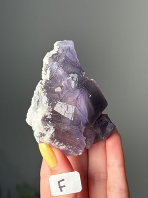 SMALL PURPLE CUBIC FLUORITES FROM -PAKISTAN- 