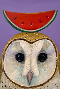 Barn Owl Watermelon