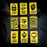 Image 1 of Hazard stickers II (9 variants)