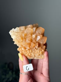 Image 3 of ORANGE CALCITE CLUSTERS -CHINA-