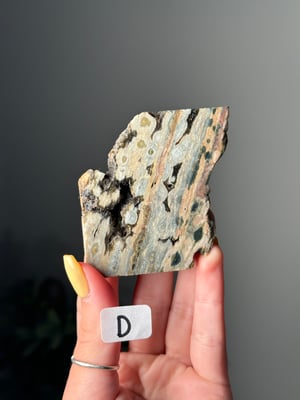 SELF STANDING OLD STOCK OCEAN JASPER SLABS -MADAGASCAR-