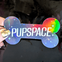 Image 1 of Pupspace - Holographic sticker