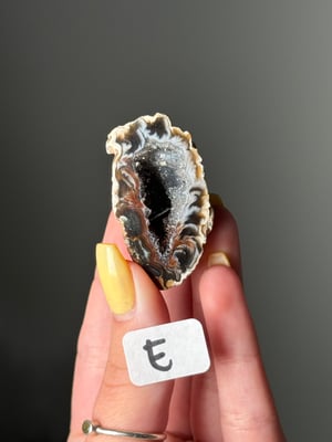 SMALL BRAZILIAN AGATE GEODES A-J