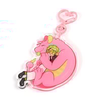 Image 1 of "Hug time!" - Gummy and The Doctor Acrylic Charm