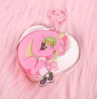 Image 2 of "Hug time!" - Gummy and The Doctor Acrylic Charm