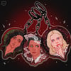 iwtv armand, louis and lestat glitter Acrylic Keychains