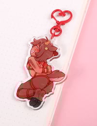 Image 3 of Battam, Sal, Satine and Ñam -- Clear Acrylic Charms