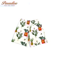 Image 2 of Nike Court Phantom White Green Orange Plant Graphic Fleece Short's (Size XL Men's)