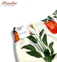 Image 3 of Nike Court Phantom White Green Orange Plant Graphic Fleece Short's (Size XL Men's)