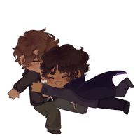 PREORDER Emery x Amari keychain