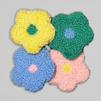 Set of 4 Flower Coasters