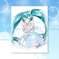 Highlight Miku Holographic 7×9 Print