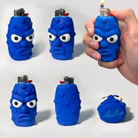 Image 3 of Blue Spooky Woods 1 of 1 Clay Lighter Case