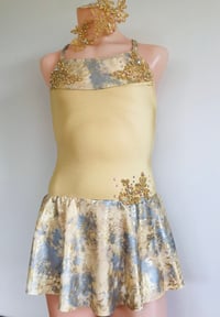 Image 1 of Gold & Silver Lyrical Child Size 10-11 (MC-LC)