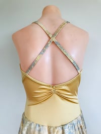 Image 2 of Gold & Silver Lyrical Child Size 10-11 (MC-LC)