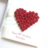 Image 10 of Personalised Happy Birthday Card. Many Colours. Gift Boxed Greeting Card.
