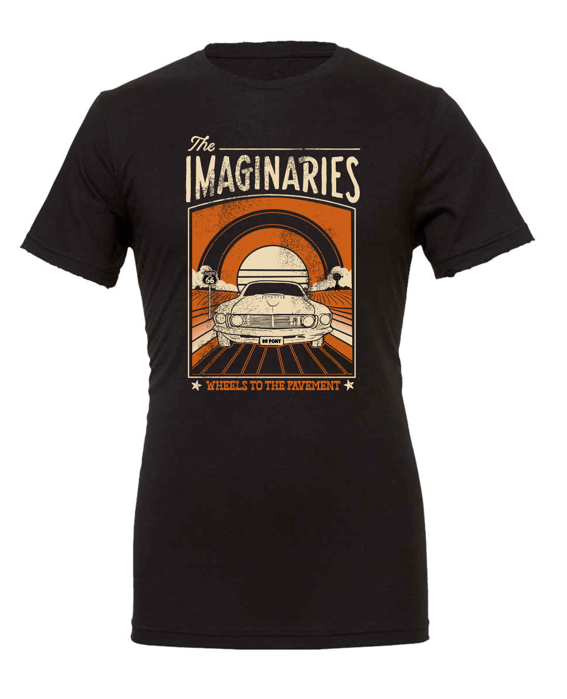 Image of Wheels To The Pavement T-Shirt (LIMITED)