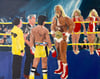 Rocky vs Thunderlips original on canvas