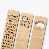 Image 3 of Melbourne Victoria Souvenir. Melbourne Bookmarks. Made in Melbourne.