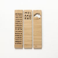 Image 4 of Melbourne Victoria Souvenir. Melbourne Bookmarks. Made in Melbourne.