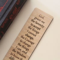 Image 2 of Serenity Prayer. Serentiy Prayer Bookmark. Lords Prayer. 