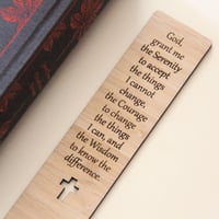 Image 4 of Serenity Prayer. Serentiy Prayer Bookmark. Lords Prayer. 