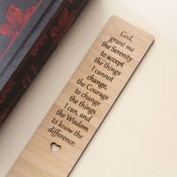 Image 3 of Serenity Prayer. Serentiy Prayer Bookmark. Lords Prayer. 