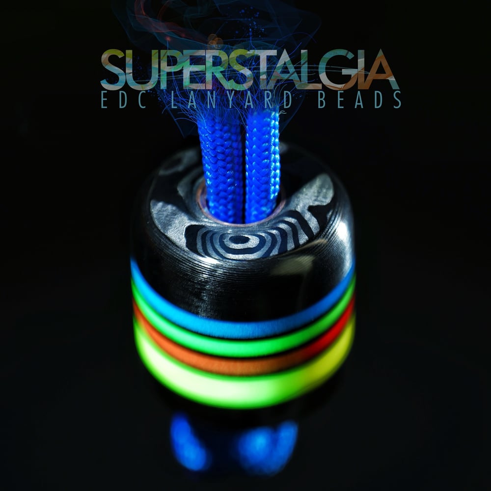 Superstalgia EDC lanyard beads (GLOW)