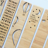 Image 7 of Bamboo Bookmark. Australia Souvenir. Book Lover Gift. Bookmarks.