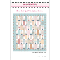 Image 4 of HOUSE PARTY Quilt Pattern 48" x 56" 