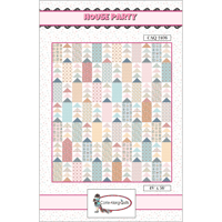 Image 2 of HOUSE PARTY Quilt Pattern 48" x 56" 