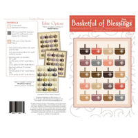 Image 19 of WINTER FRESH MINT-The Old Garden Baskets Quilt Kit 66" x 80"