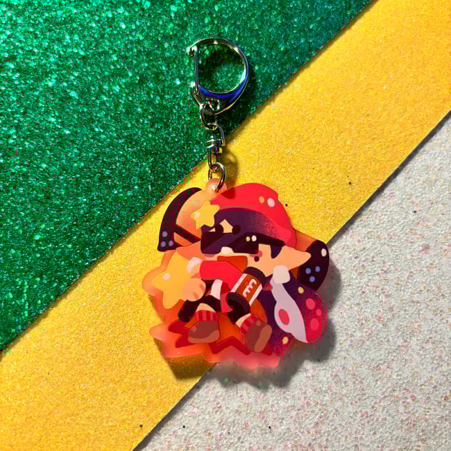 Candied Casual Idols - Agent Squid Sisters Frosted Acrylic Charms