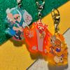 Candied Bandits - Deep Cut Frosted Colored Acrylic Charms