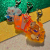 Candied Bandits - Deep Cut Frosted Colored Acrylic Charms