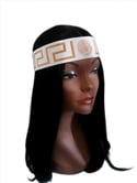White Versace Fashion Headband 