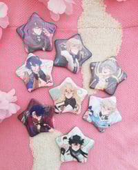 Image 2 of Honkai Star Rail star-shaped glitter buttons