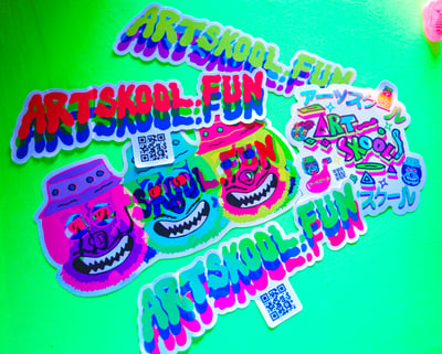 Image of ART SKOOL Giant Sticker Set