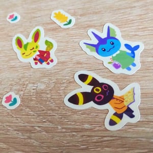 🎨 Stickers - Planche Eevee X Animal Crossing