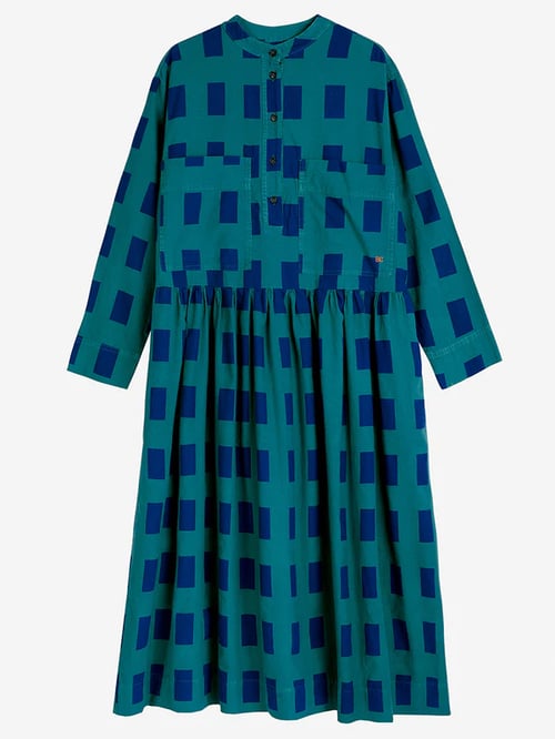 Image of 3-Vestido holgado a cuadros