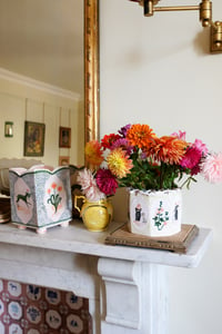 Image 15 of Black dresses & Hollyhocks - Romantic Vase