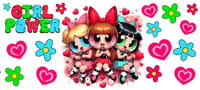 Girl Power Double Sided Uv Dtf Wrap  W0755