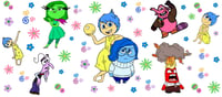 Element Cartoon Double Sided Uv Dtf Wrap W0763