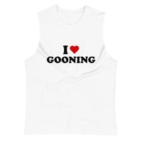 Image 2 of I Love Gooning Muscle Shirt