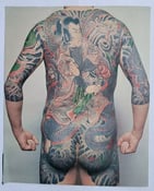 Image of original 1960s vintage japanese litho horiyoshi2 tattoo photo irezumi yakuza 6x8