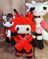 Image 4 of Hazbin Hotel - Angeldust crochet plush preorder