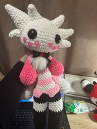 Image 1 of Hazbin Hotel - Angeldust crochet plush preorder