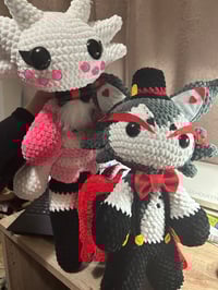 Image 1 of Hazbin Hotel - Husk crochet plush preorder