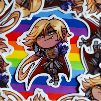 Image 1 of Chibi Ser Jasper 10x10cm Sticker